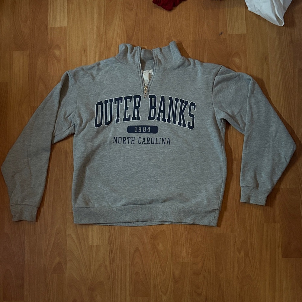 Tilly's Gray Outer Banks Sweatshirt